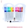 Marcadores Glitter Metallic (12 colores) son un estuche de rotuladores escolares con tinta brillante y efecto metálico no.1689-12 14cm. De alto - Foto 2