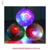 Pelota de luz con agua decorada con escarcha y figura en forma de PEZ en su interior 7 cm. - Foto 3