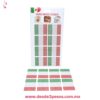 Stickers de piedras acrílicas con diseño de la bandera de México 8 banderas con 130 pza, HX-2431 - Foto 1
