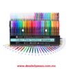 Estuche de 60 plumas de gel Flash Pen de 1.0 mm con diversos acabados de color 29 X 21.5 cm CQ905-60 - Foto 1