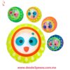 Pelota de Hule en Tonos Neon 14cm. Diametro 4 presentaciones - Foto 1