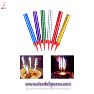 Vela Magica de Chisperos 14cm, 20-30 seg