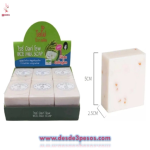 Jabon de  Leche de Arroz Tailandes Exfoliante Acla