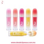 Brillo labial (lip gloss) FAVOR BEAUTY Chic Lipgloss 6 Tonos con aroma 10 x 3 cm. Caja con 24 pza. precio por 1 pza. LG3815 - Foto 2