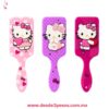 Cepillos para el cabello con diseños de Hello Kitty de plástico en tonos rosados y morados 23 x 8 cm. S-050 - Foto 1