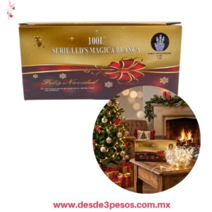 Serie Leds Magica  Blanca 6.5 Mts Cable Transparente JL1007