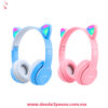 Audífonos de Diadema Bluetooth P47M con Orejas de Gato y Luz LED RGB, Colores: Rosa, Morado y Azul, Link Bits MOD P47M - Foto 6