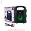 Bocina Portátil 4" con Asa Superior Luz LED RGB Bluetooth USB Aux SA411T - Foto 1