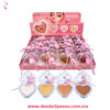 Caja con 24 piezas de Iluminador Facial 4 tonos Favor Beauty. Diseñado en  estuche transparente en forma de corazón 7 x 6 cm. ITEM6849 - Foto 1
