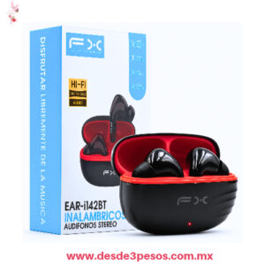 Audífonos inalámbricos FX Electrónica Siglo EAR-I142bt  alta fidelidad y llamadas nítidas 6x 4.5 cm.
