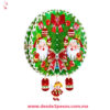 Cartón Navideño Tridimensional decorado con  Diamantina  36 cm de Diametro - Foto 2