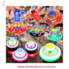 Trompos Luminosos  "Flashing Super Top  LED multicolores con Sonido Incluye su lanzador  para girar 12 X 10 cm. Caja con 12 pza, precio por 1 pza. YON-457-2 - Foto 2