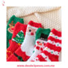 Par de Calcetines navideños afelpados  térmicos 1-4 QC-39 - Foto 2