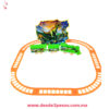 Tren 23 cm. de DINOSAURIO  incluye una pista ovalada 40 x26 cm YONG-2238 - Foto 1