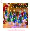 Mini árbol de Navidad con Luz Led de mesa con luces LED Pilas incluidas 17 x 7 cm. YONG-2209 - Foto 1