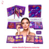 Kit  de maquillaje FAVOR BEAUTY todo en uno plegable estilo libro 16 tonos de sombra 4 Iluminador 5 contorno y 4 labiales 13 x 13 cm, - Foto 2