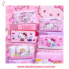 Cosmetiquera / Lapicera de Hello Kitty  con acabados brillantes en varios tonos 23 x 17 cm. S-1786 - Foto 1