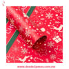 Paquete con 20 piezas de Papel para regalo navideño color rojo  47 x 45 cm. YSL-871-16 - Foto 2