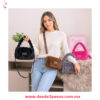 Bolso de Mano y Bandolera de Peluche con Asa "alo" varios tonos 26 x 17 cm. A-642 - Foto 1