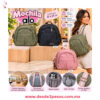 Mochila Casual Urbana "Alo" con 6 compartimentos en varios tonos 28 x 26 cm. B-1254 - Foto 1