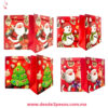 Paquete con 12 Bolsas de Regalo chica con diseños Navideños 18 x 21 cm. X-770 - Foto 2