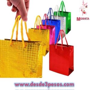 Paquete con 12 Bolsas de Holograma CHICA en varios