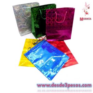 Paquete con 12 Bolsas de  Holograma GRANDE en vari